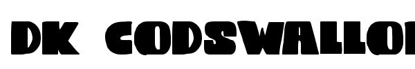 DK Codswallop font preview